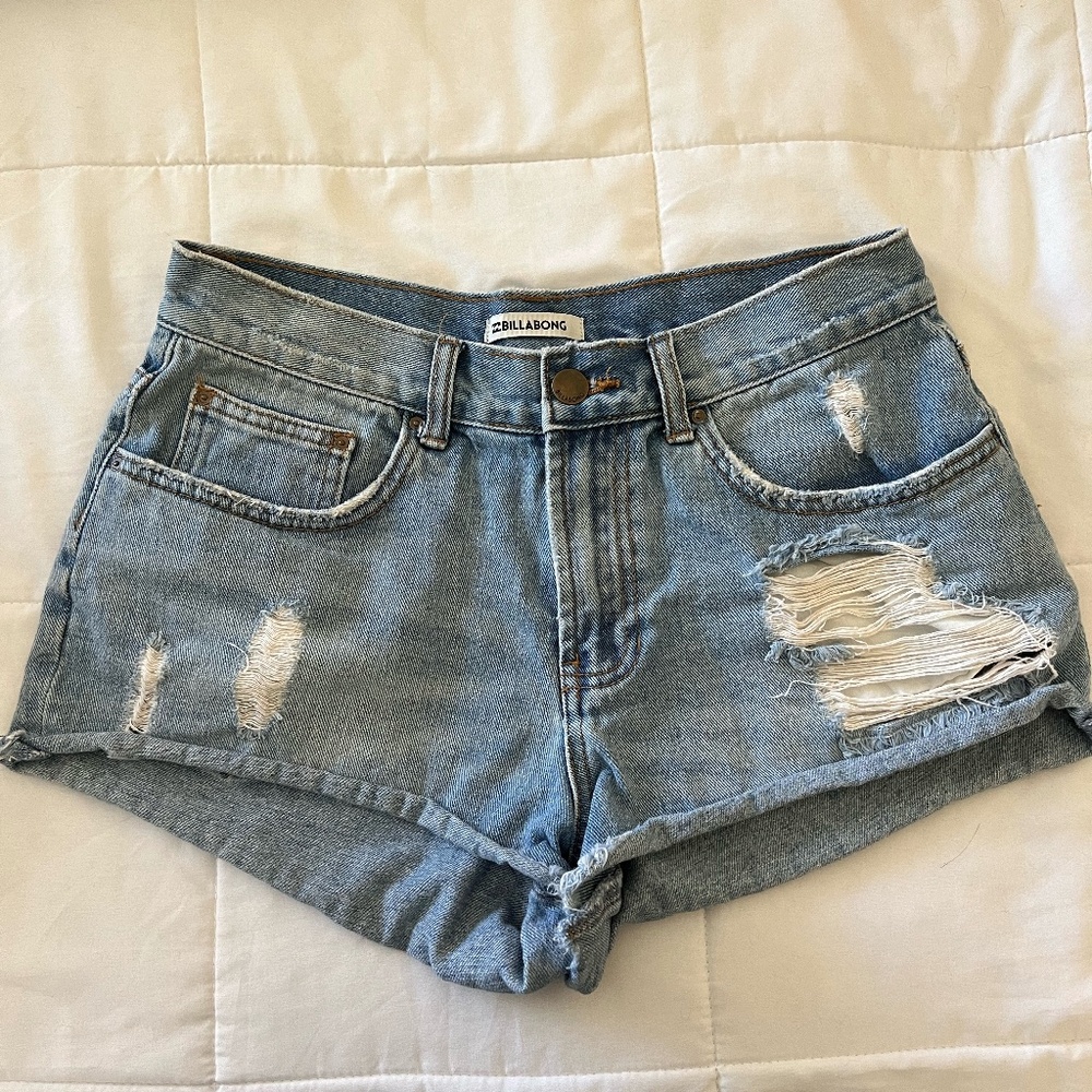 Billabong Low Rise Denim Shorts
